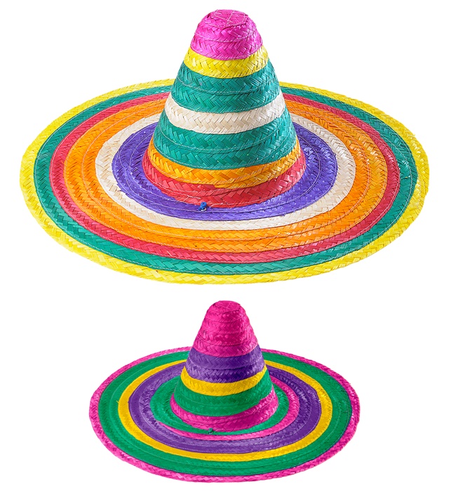 Palarie Sombrero Multicolora