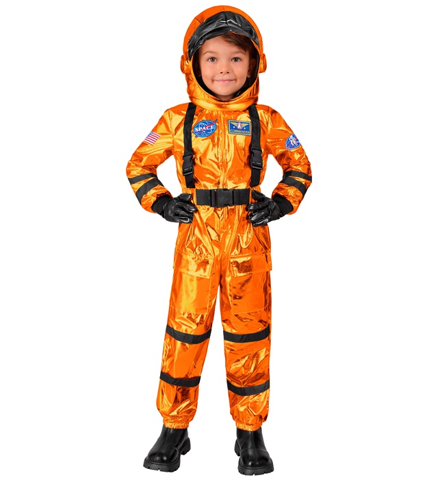 Costum Astronaut Portocaliu Copii