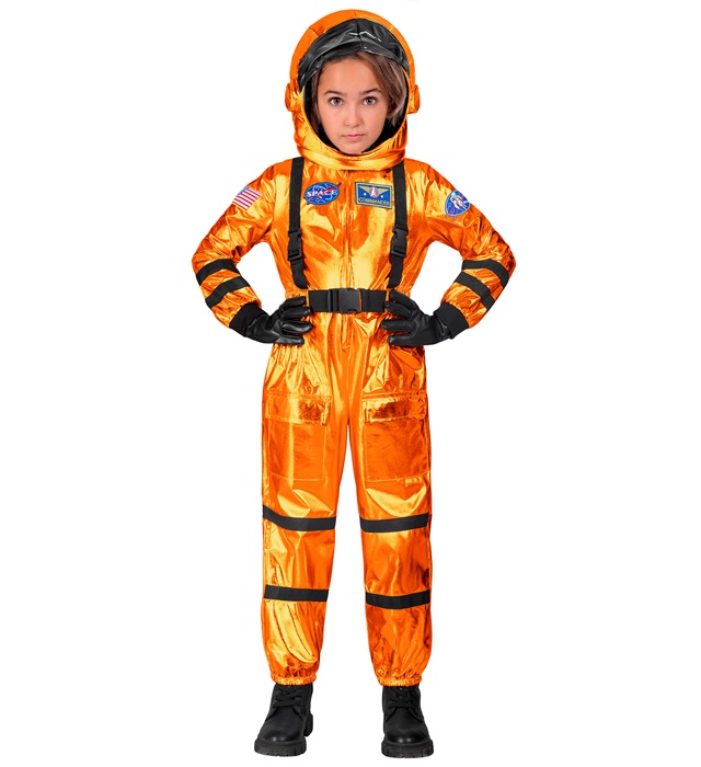 Costum Astronaut Portocaliu Copii