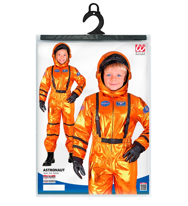 Costum Astronaut Portocaliu Copii