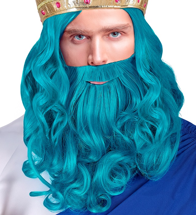 Peruca Poseidon Albastra