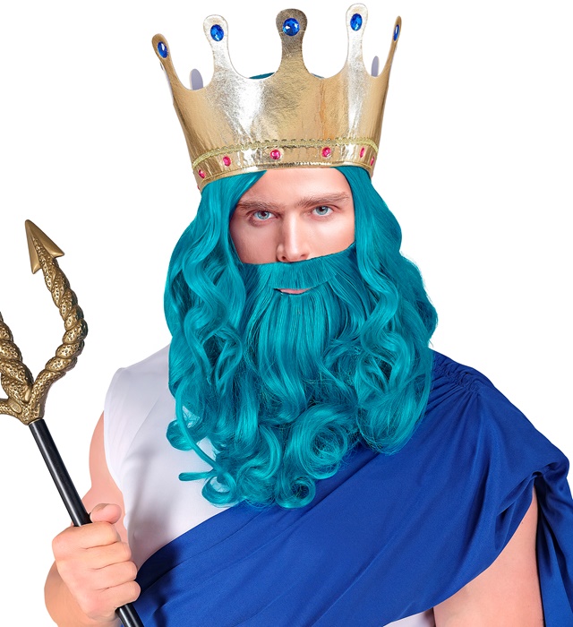 Peruca Poseidon Albastra