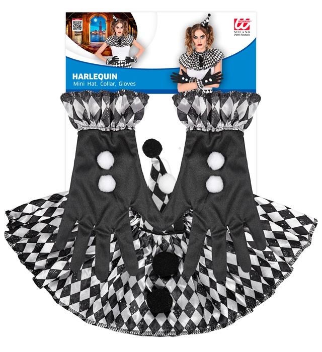 Set Harlequin Alb Negru