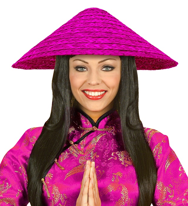 Pălărie Paie Vietkong Roz
