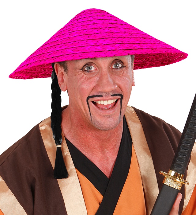 Pălărie Paie Vietkong Roz