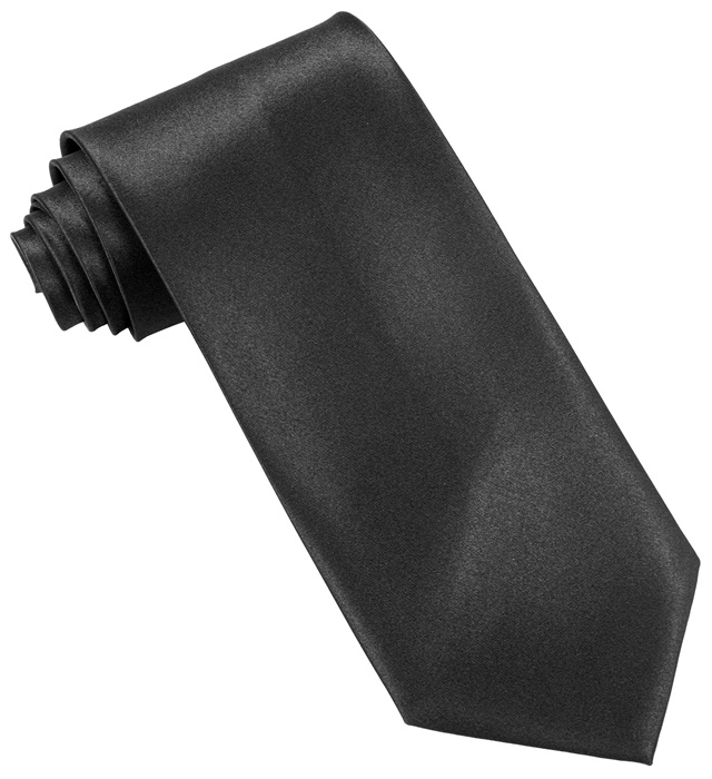 Cravata Neagra Satin