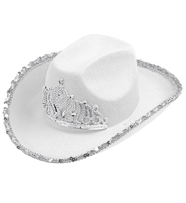 Palarie Cowgirl Alba