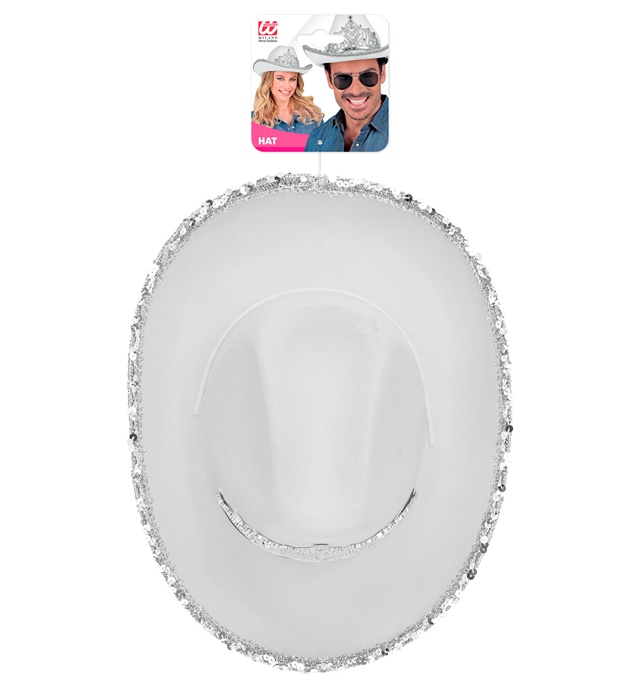 Palarie Cowgirl Alba