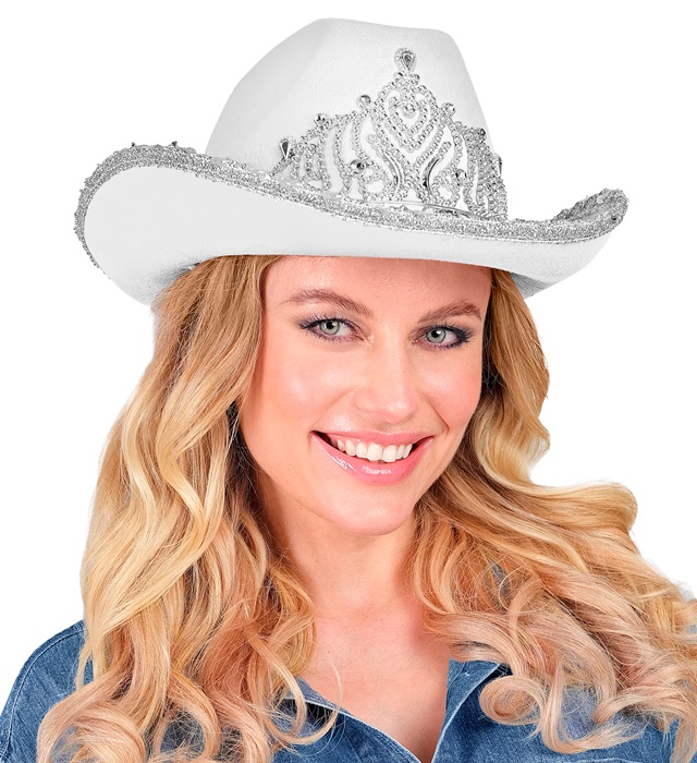 Palarie Cowgirl Alba