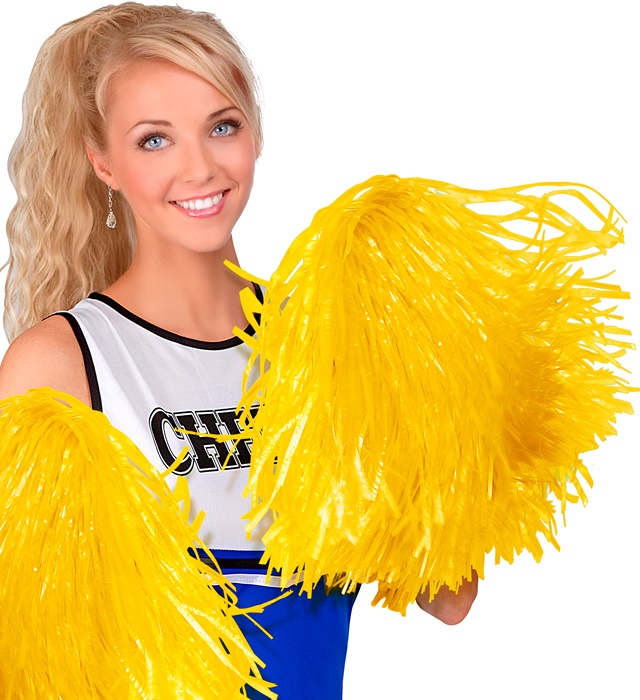 Pom Pom Majorete Galben