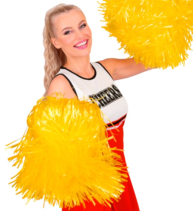 Pom Pom Majorete Galben