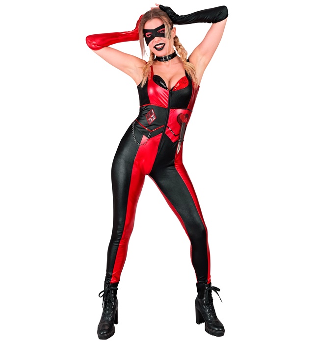 Costum  Evil Harlequin Dama