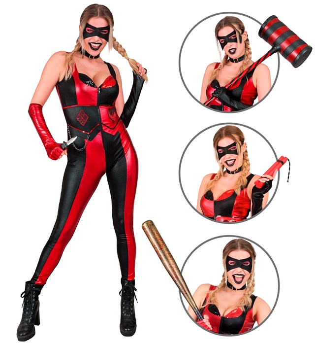 Costum  Evil Harlequin Dama