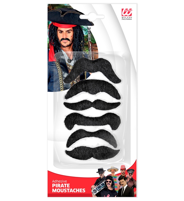 Set Mustati Negre Pirat