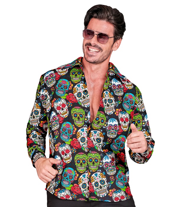 Camasa Dia De Los Muertos