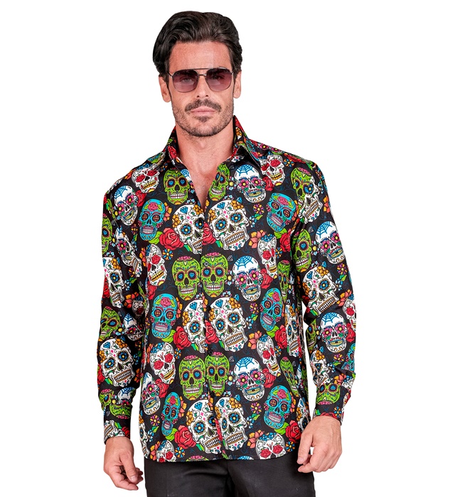 Camasa Dia De Los Muertos