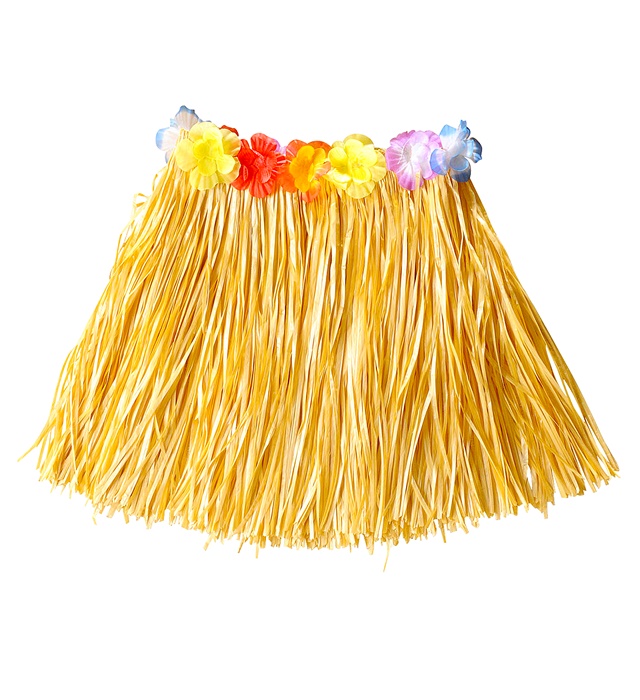 Fusta Hawaii Scurta Crem