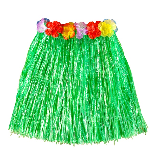 Fusta Hawaii Scurta Verde