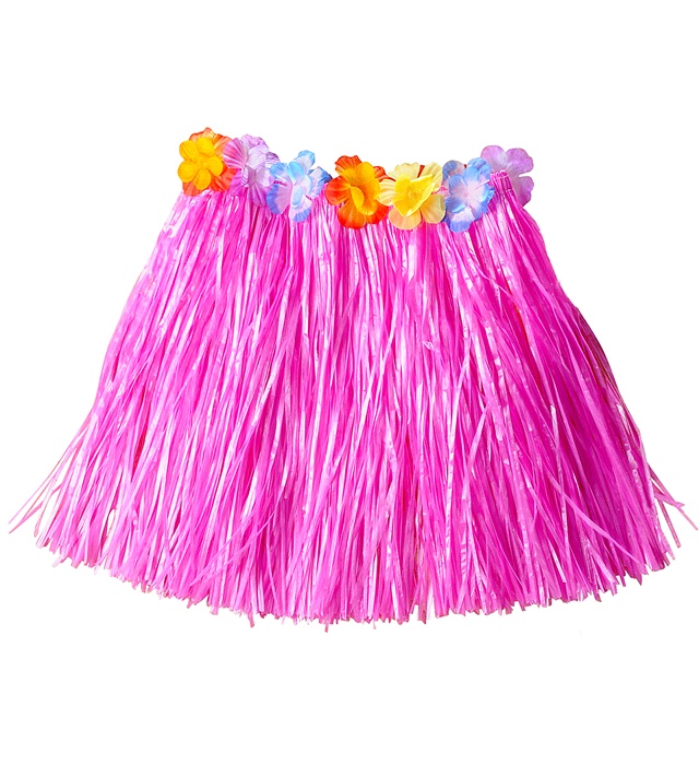 Fusta Hawaii Scurta Roz