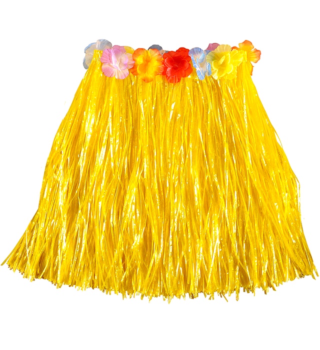 Fusta Hawaii Scurta Galbena