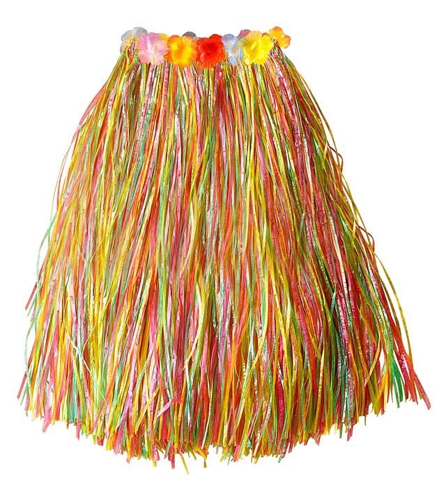 Fusta Hawaii Lunga Flori Multicolora