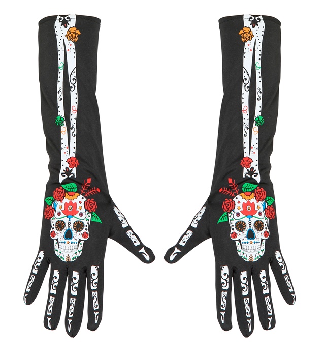 Manusi Schelet Dia De Los Muertos 40 cm