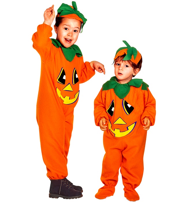Costum Dovleac Copii Halloween