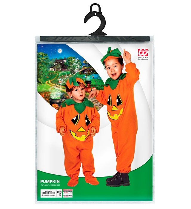 Costum Dovleac Copii Halloween