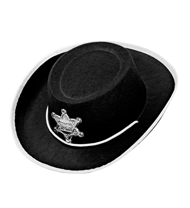 Palarie Cowboy Copii Neagra