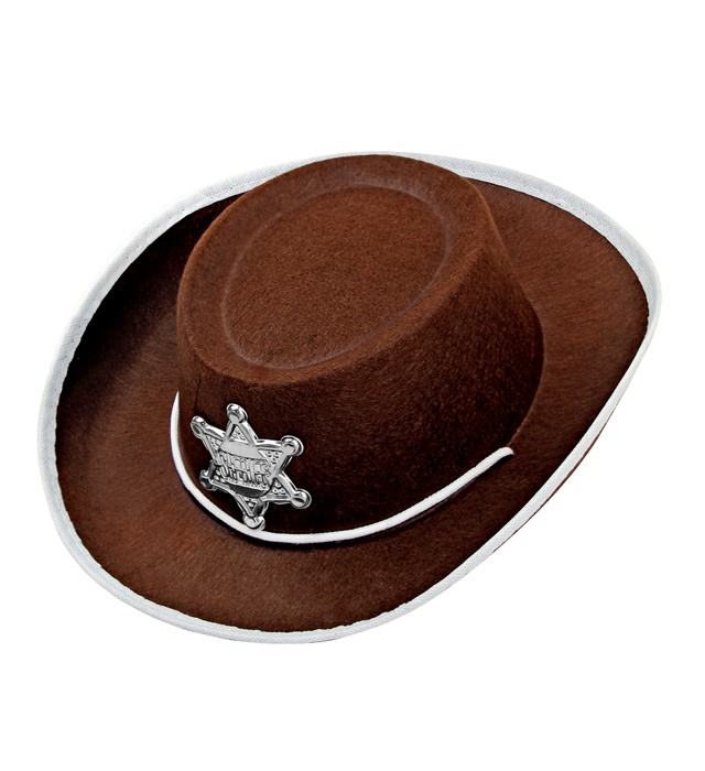 Palarie Cowboy Copii Maro