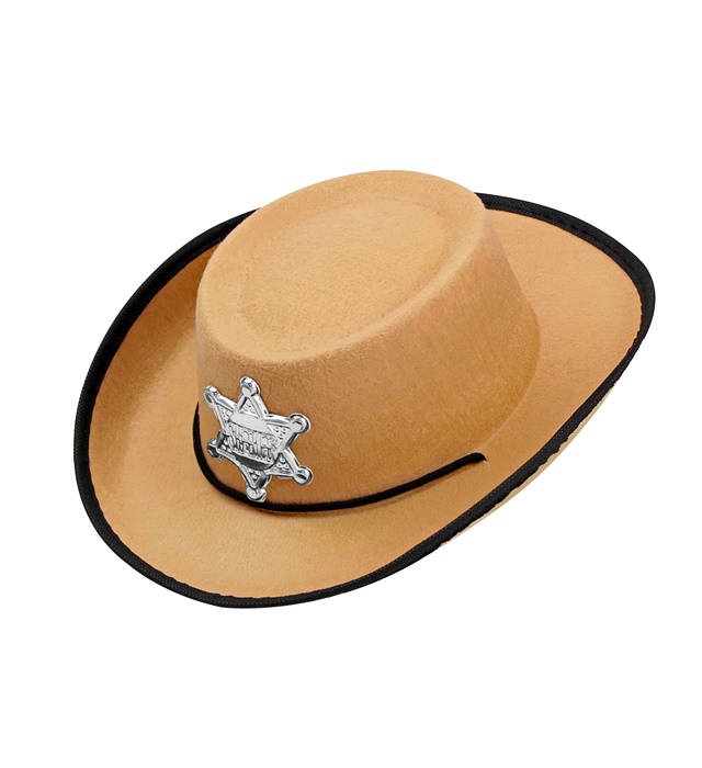 Palarie Cowboy Copii Crem