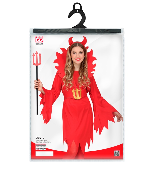Costum Rosu Diavolita Copii Halloween