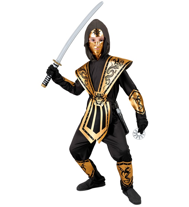 Costum Ninja Kombat Auriu