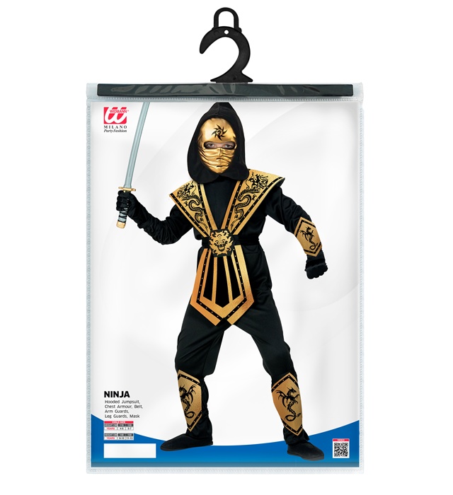 Costum Ninja Kombat Auriu