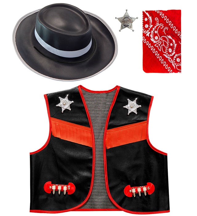 Set Cowboy Copii Negru