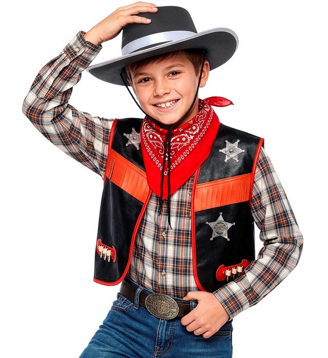 Set Cowboy Copii Negru