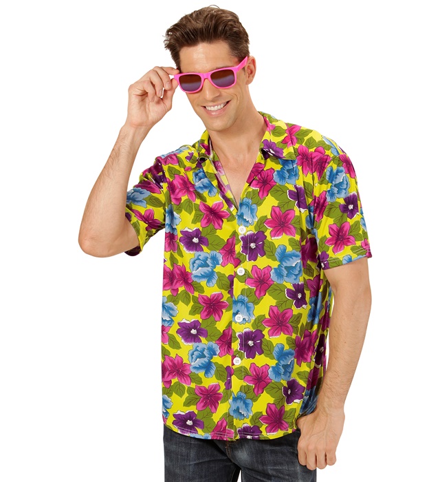 Camasa Petrecere Hawaii Galbena