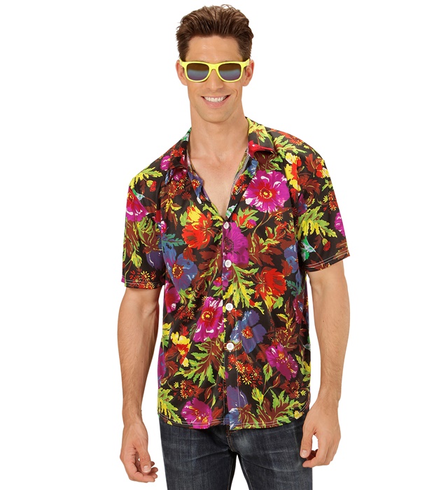 Camasa Petrecere Hawaii Neagra