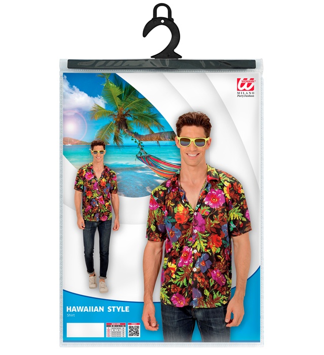 Camasa Petrecere Hawaii Neagra