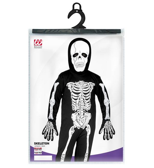 Costum Schelet Skeleton Copii