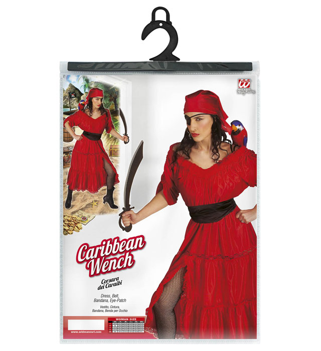 Costum Piratesa Rosu