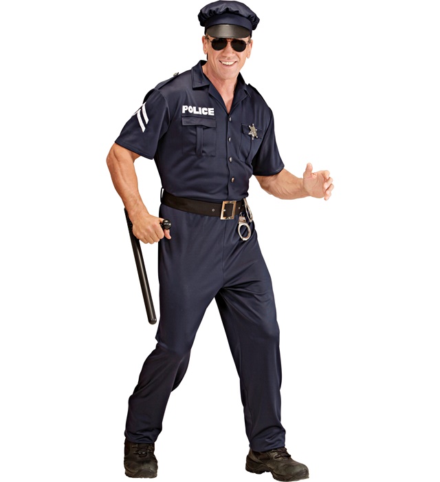 Costum Politist Salopeta Adulti