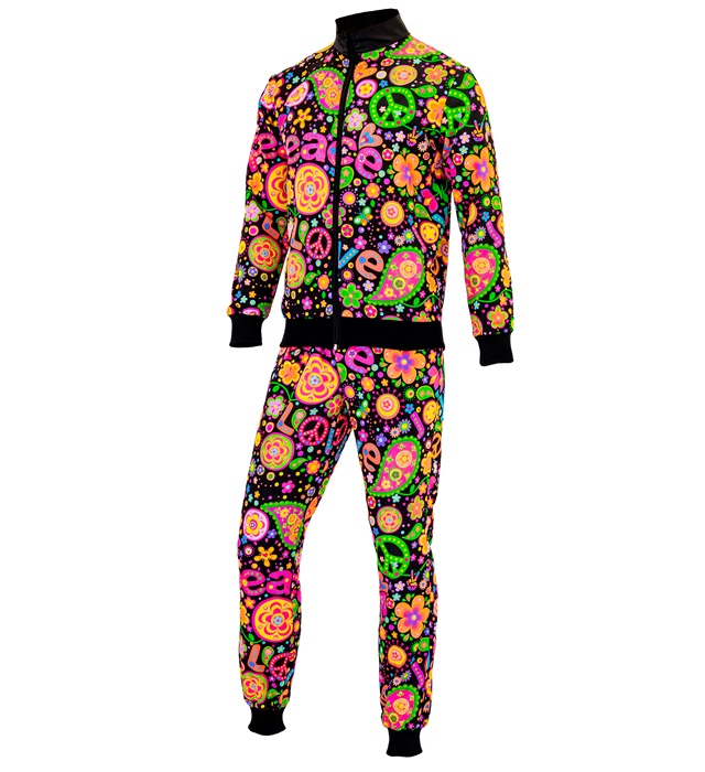 Costum Trening Hippie Negru