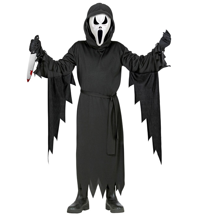 Costum Fantoma Tipatoare Scream Copii