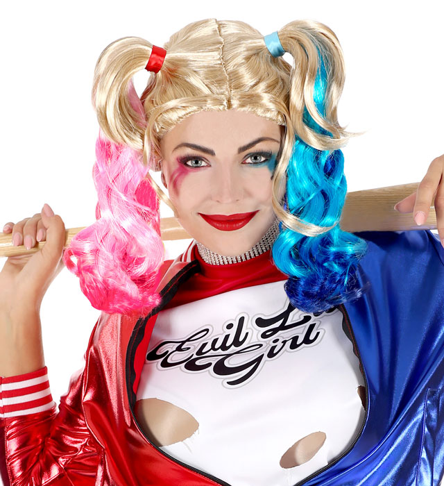 Peruca Harley Quinn Halloween