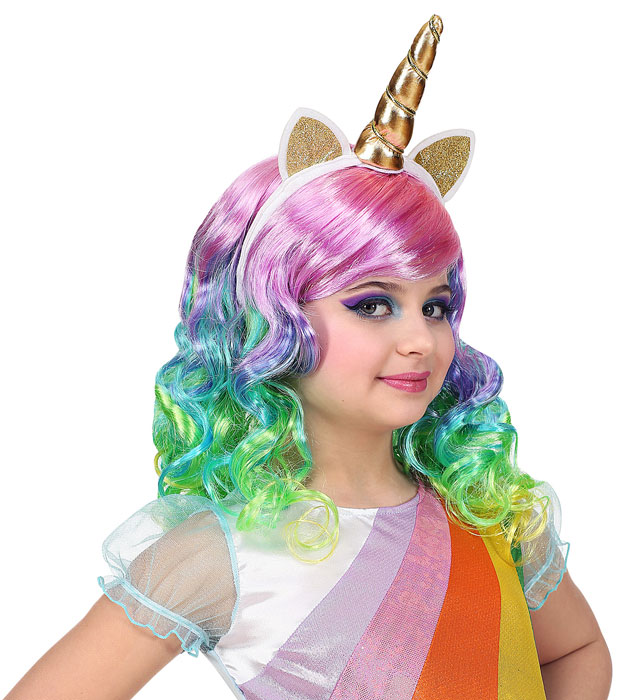 Peruca Unicorn Copii
