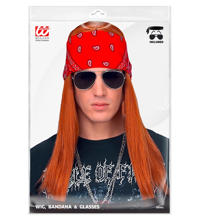 Peruca Axel Rock Star