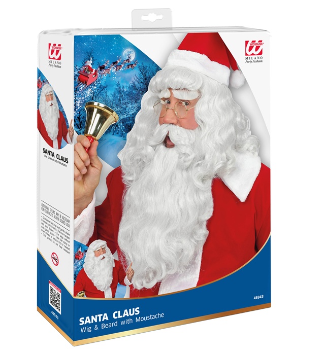 Peruca Si Barba Mos Craciun Deluxe