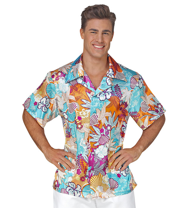 Camasa Hawaii Satin