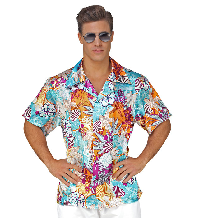 Camasa Hawaii Satin